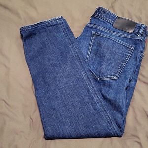 HUGO BOSS Straight Leg Jeans Mens 34x30 Dark Wash Stretch Denim